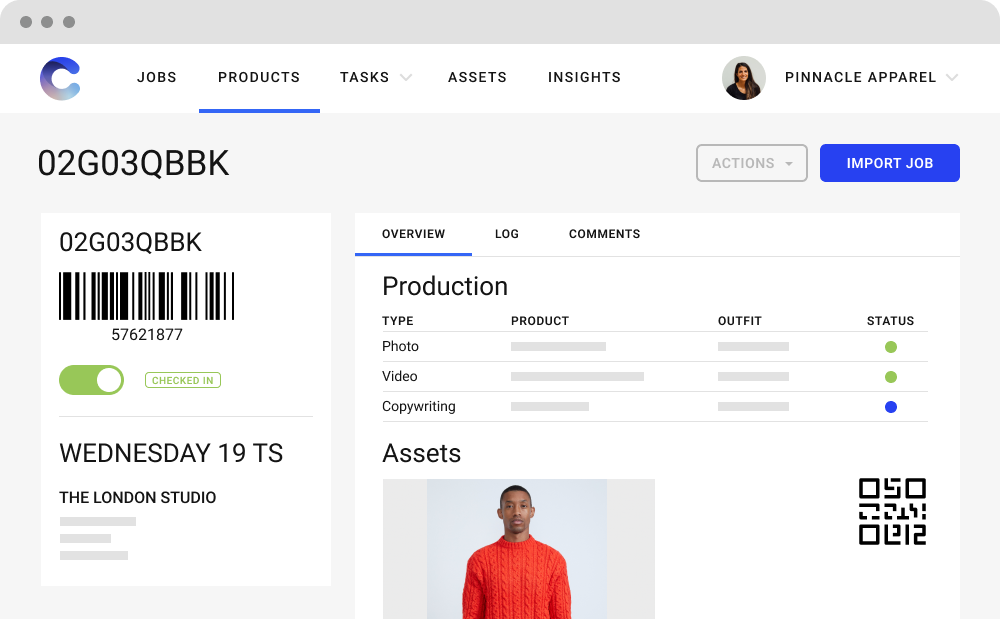 sample-management-orange-sweater